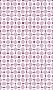 Crossed stars Fuchsia on Pink Vinyl