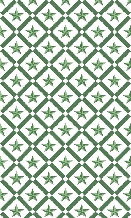 Constellation Tiles Green Vinyl