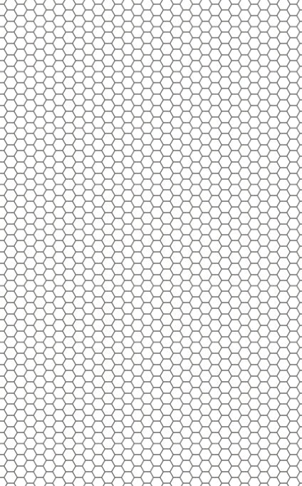Mini Hexagon Tiles White on Grey Vinyl
